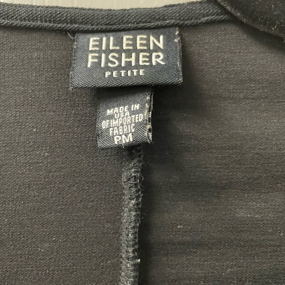 Eileen Fisher Black Jacket/Blazer Size MP Career Business Casual  EUC - Picture 4 of 9